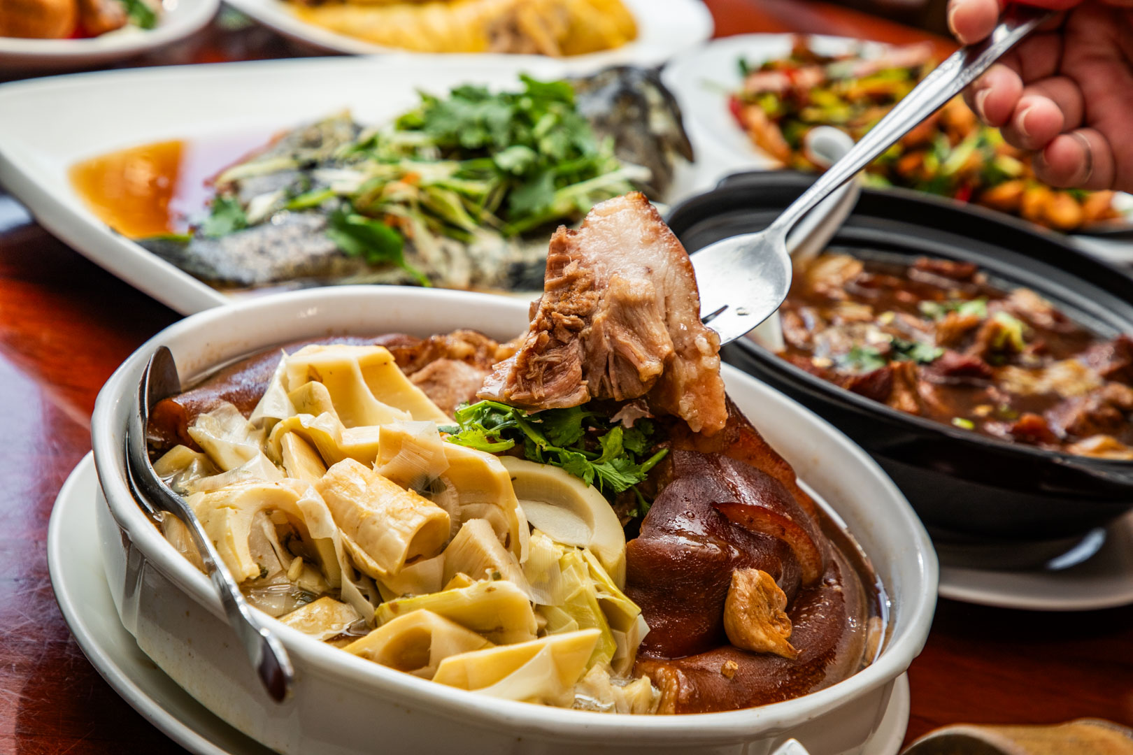 桃園美食,桃園客家菜,八方園百年三合院景觀客家餐廳